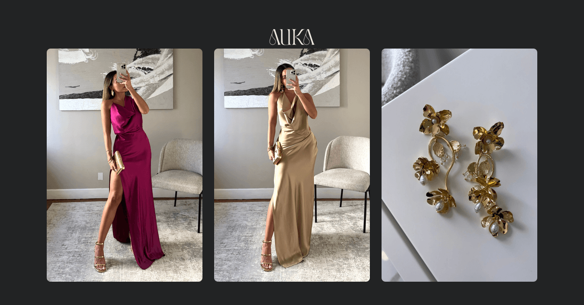 Cómo combinar accesorios con tu vestido de fiesta — Auka Studio