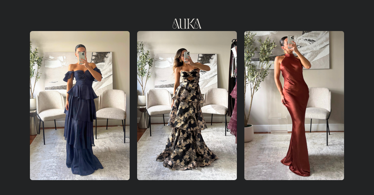 Vestido para boda civil + religiosa el mismo día: invitada con dos eventos — Auka Studio