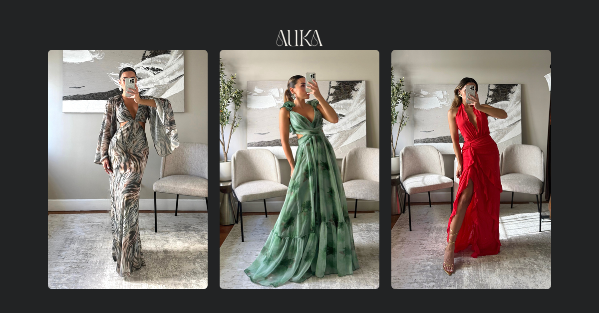 Vestido para boda al aire libre o en jardín: cómo elegir — Auka Studio