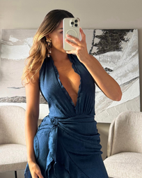 MACARENA BLUE DRESS