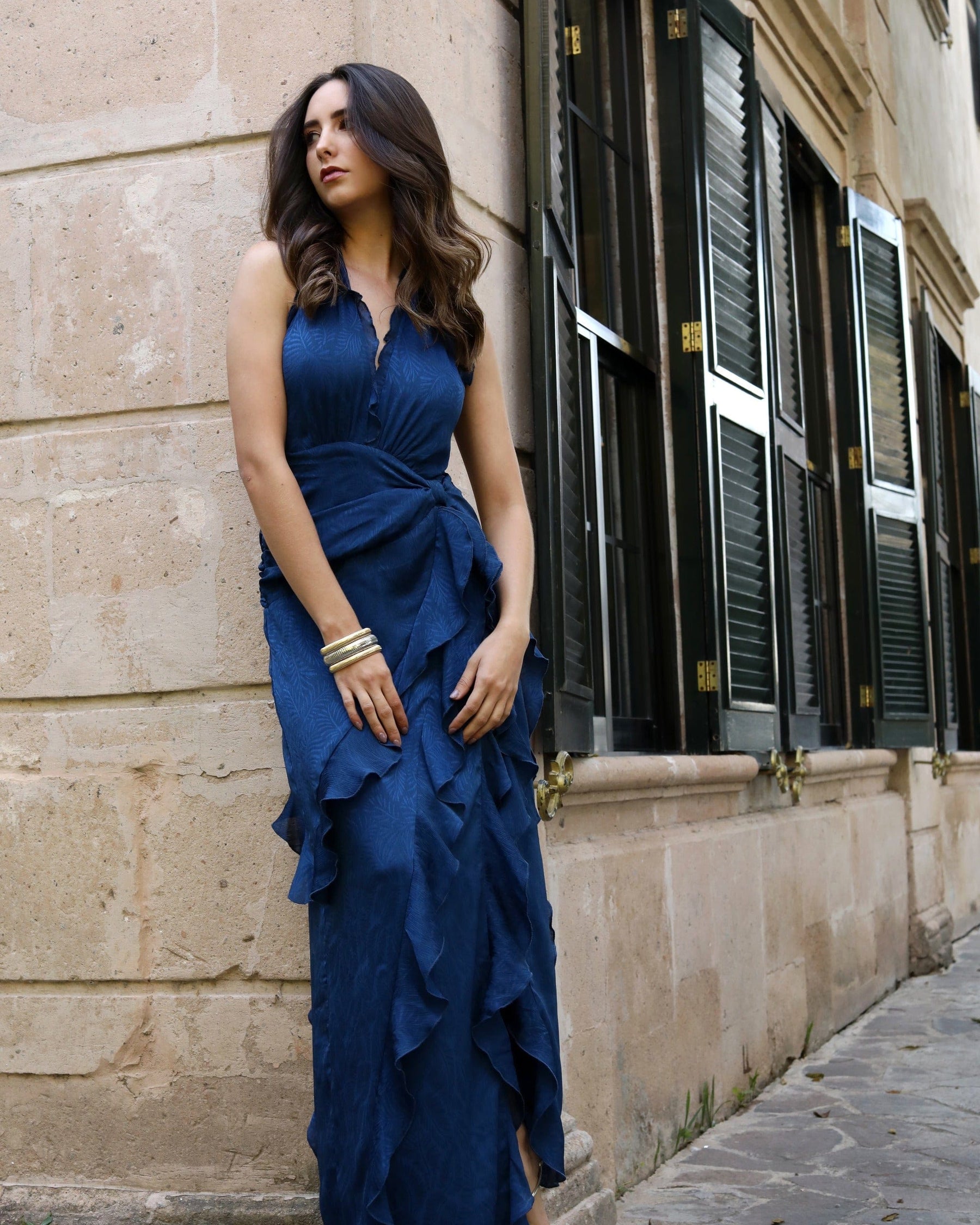 MACARENA BLUE DRESS