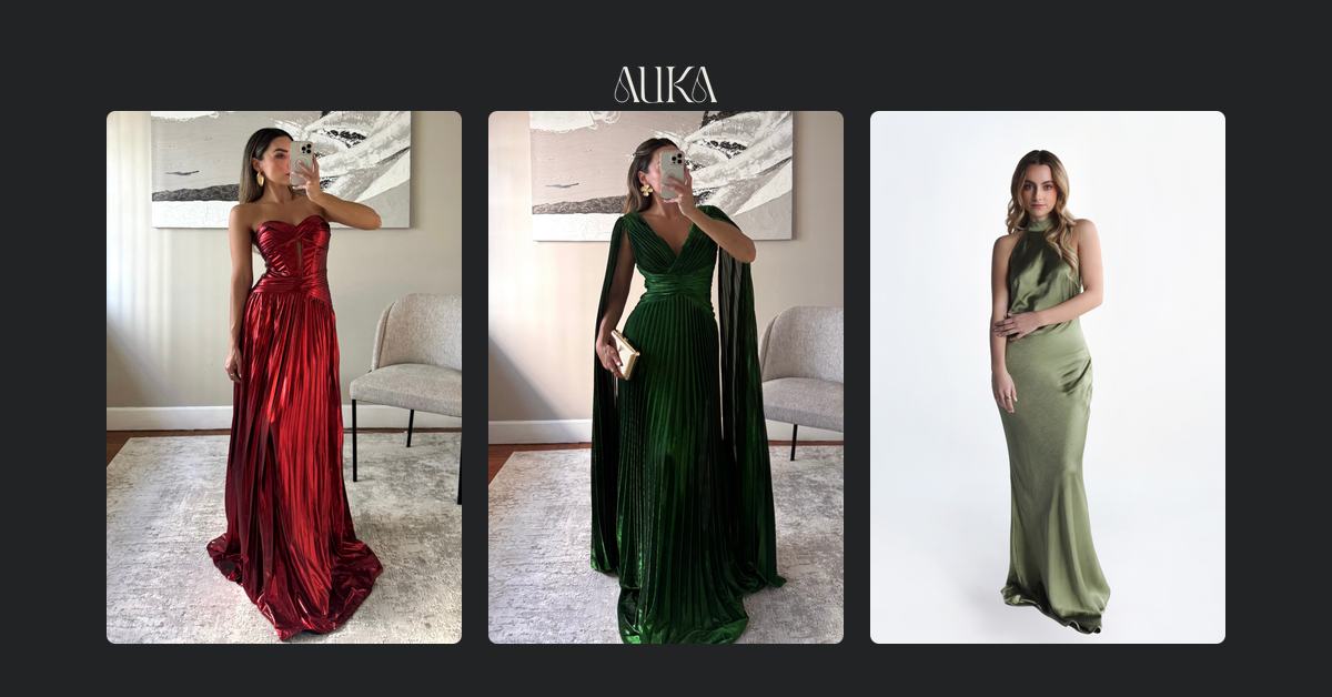 Colores de vestido en tendencia para graduación 2026 — Auka Studio
