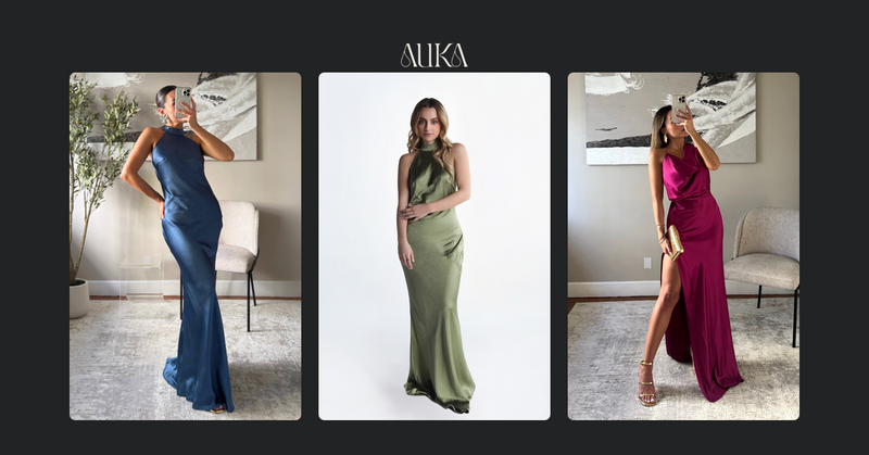 Vestidos sencillos y elegantes para graduación — Auka Studio