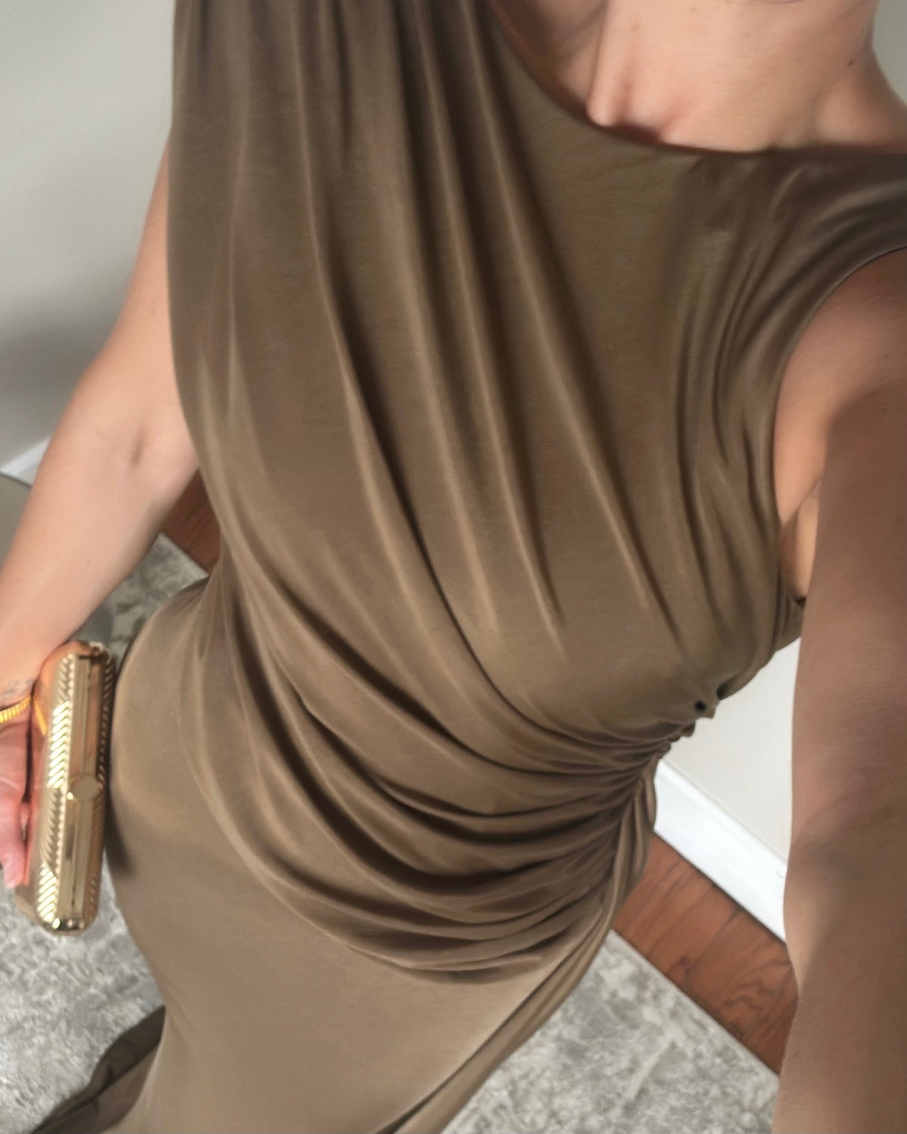ZELI BROWN DRESS