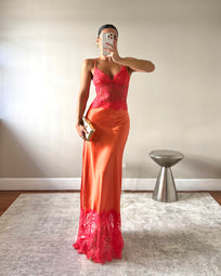 CIARA ORANGE DRESS