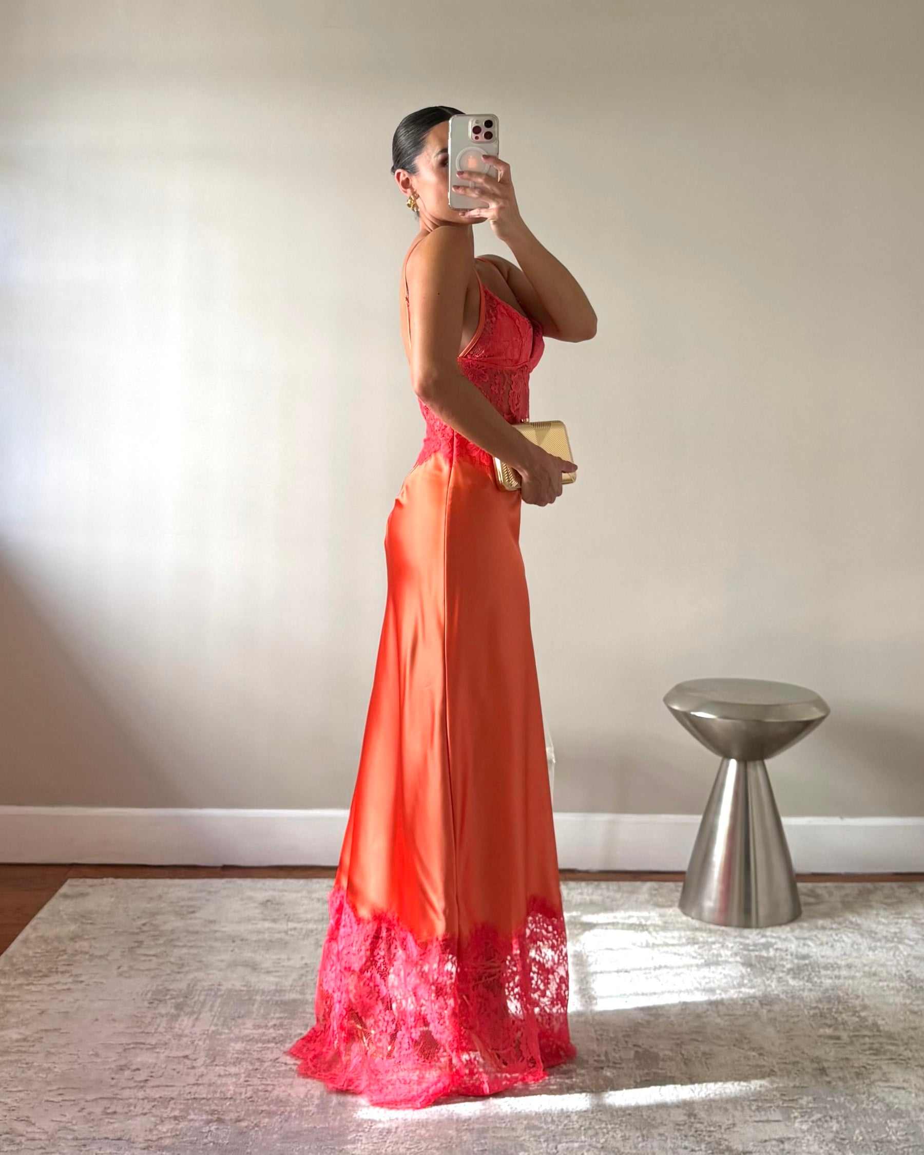 CIARA ORANGE DRESS