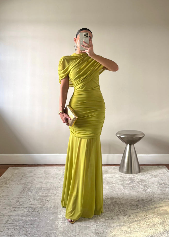 SADE PISTACHIO DRESS