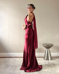 ZURI WINE DRESS