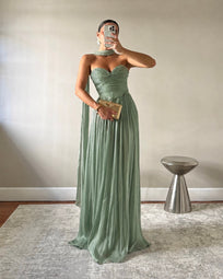 NOA DUSTY SAGE DRESS