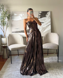 META CHOCOLATE DRESS