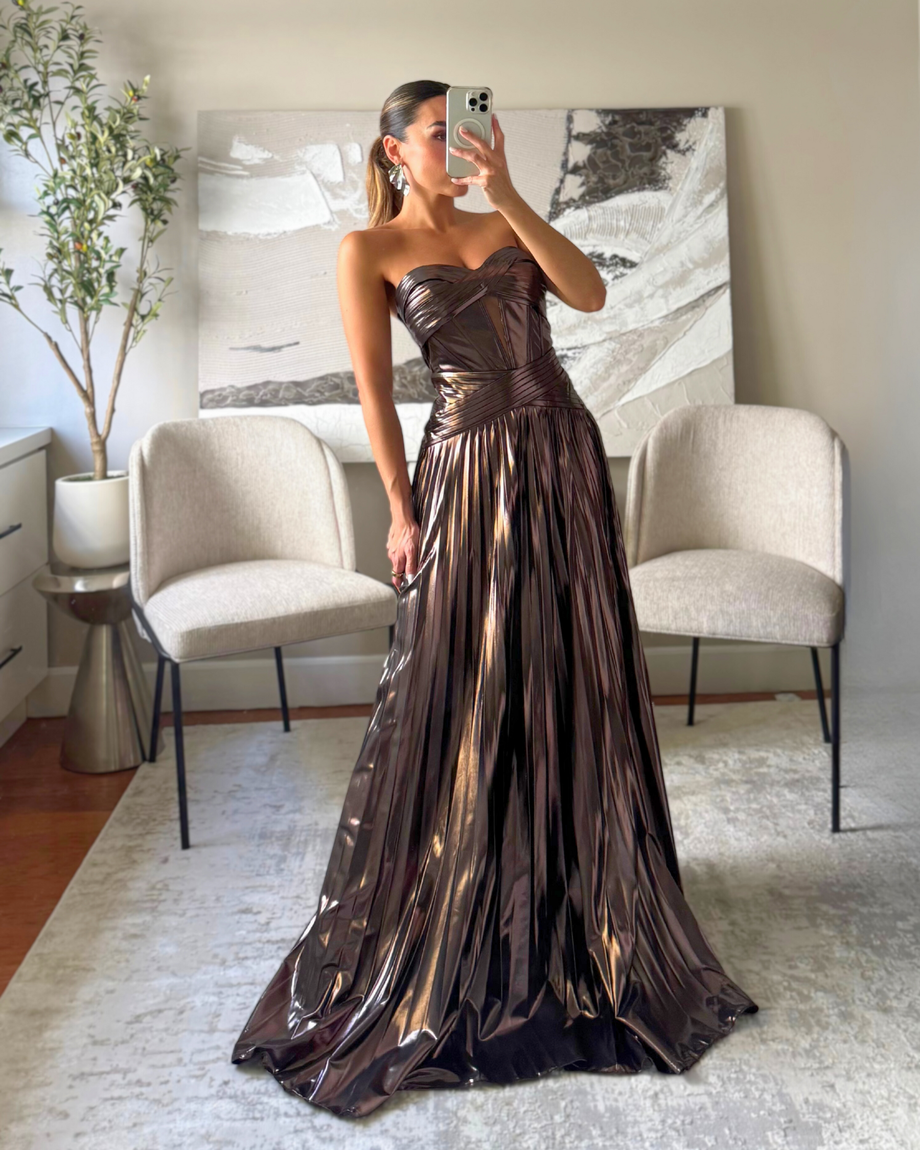 META CHOCOLATE DRESS