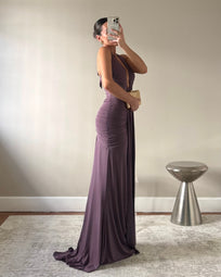 LARSSA MAUVE DRESS