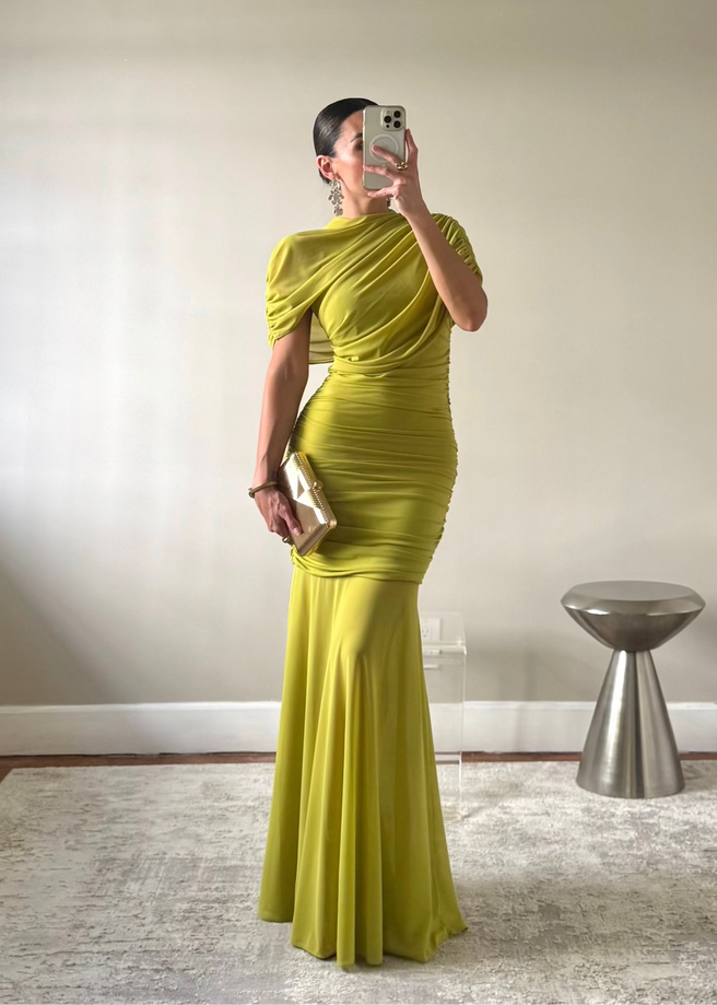 SADE PISTACHIO DRESS