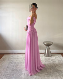 CAROL PINK DRESS