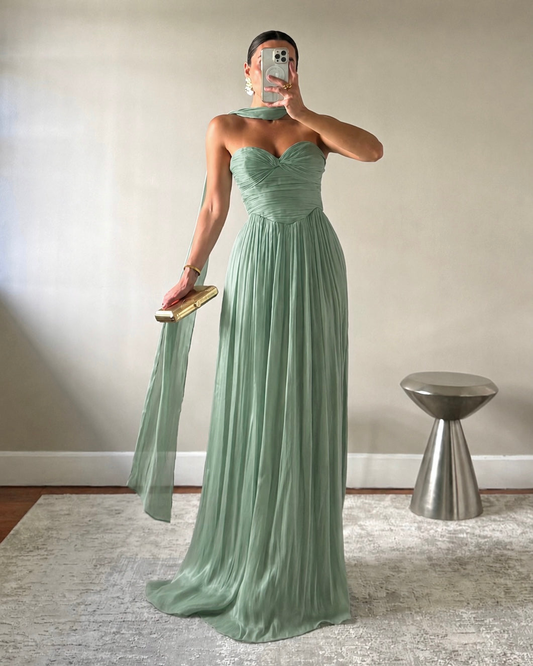 NOA DUSTY SAGE DRESS