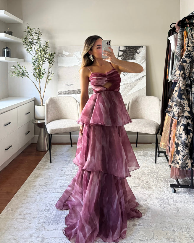 LORETTA MAGENTA DRESS