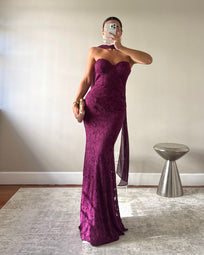 SERENA PLUM DRESS
