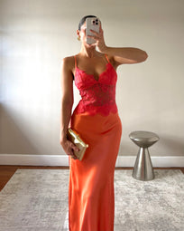CIARA ORANGE DRESS