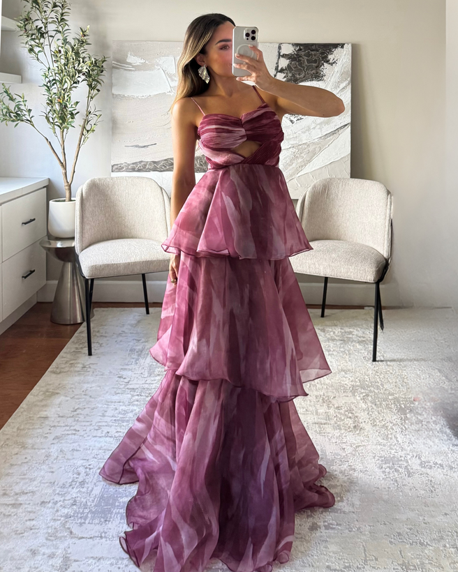 LORETTA MAGENTA DRESS