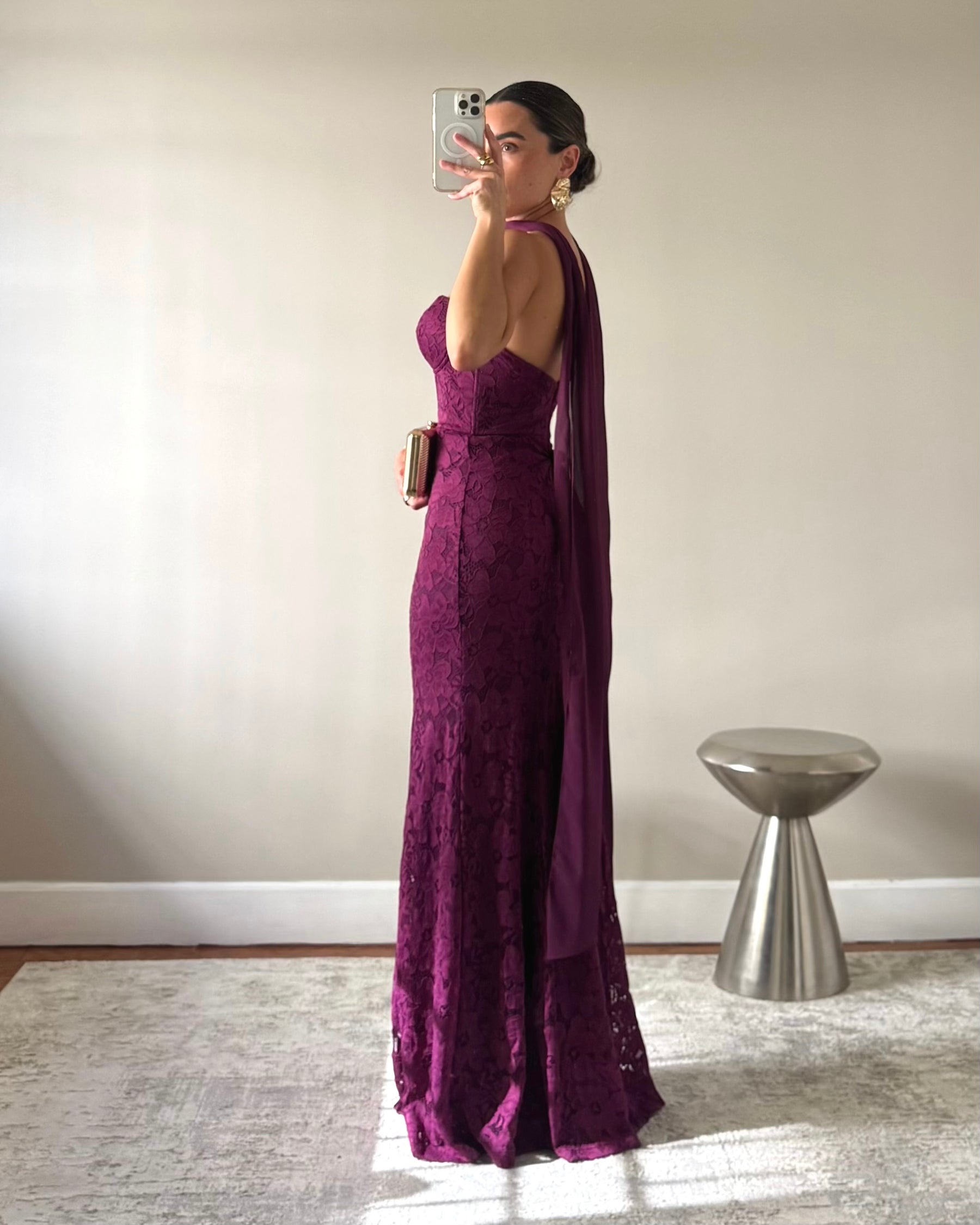 SERENA PLUM DRESS