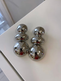 BAZEL SILVER EARRINGS