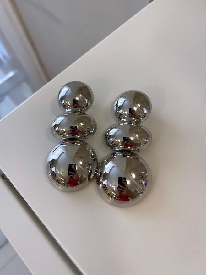 BAZEL SILVER EARRINGS