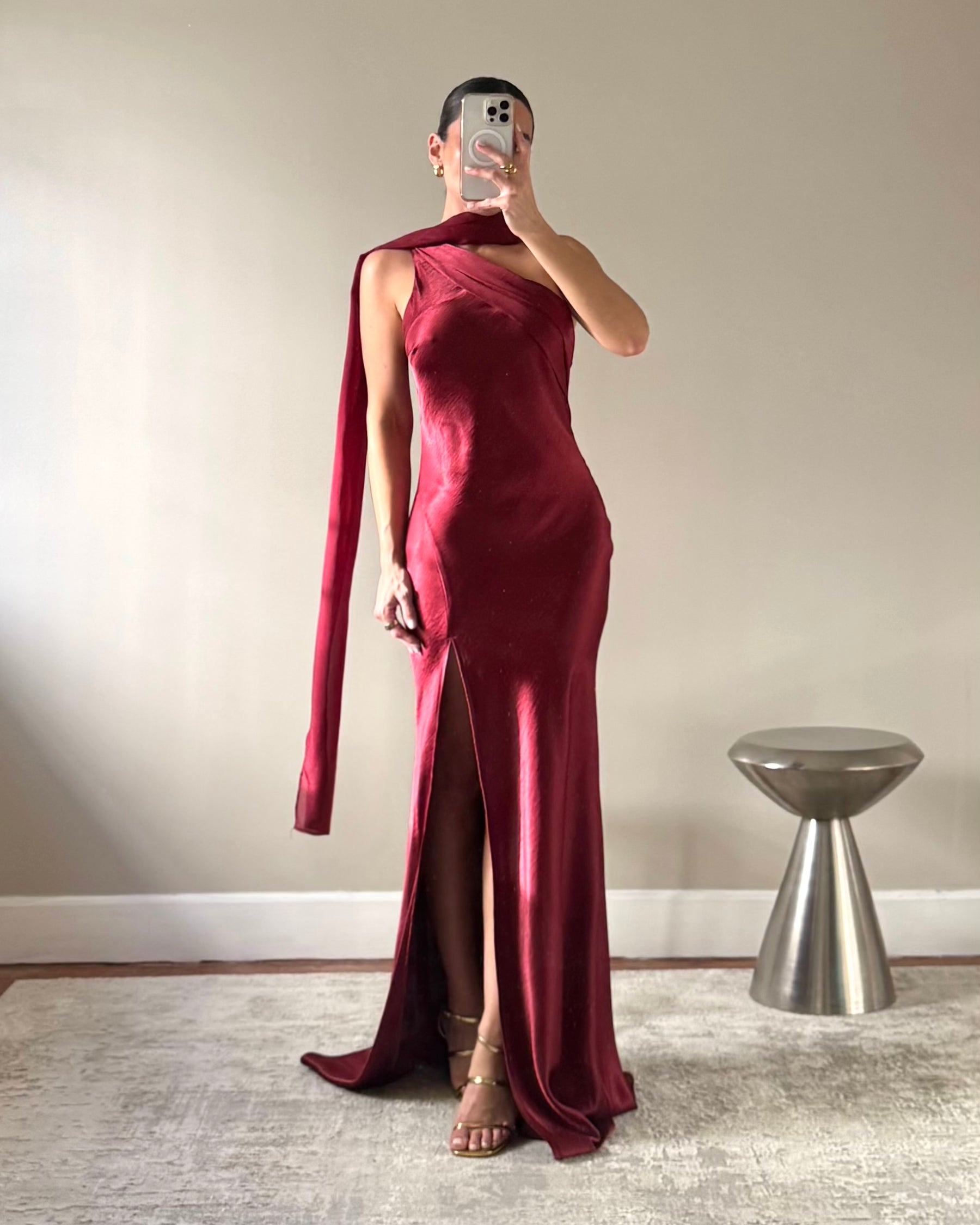ZURI WINE DRESS