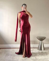 ZURI WINE DRESS