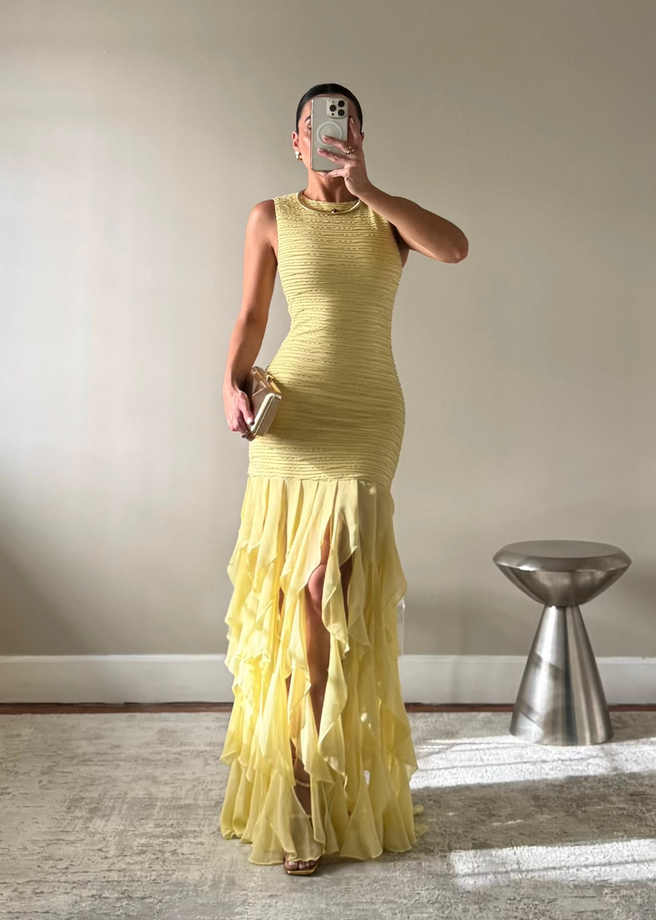 ALENA YELLOW DRESS