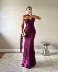 SERENA PLUM DRESS