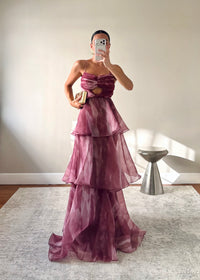 LORETTA MAGENTA DRESS