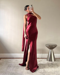 ZURI WINE DRESS