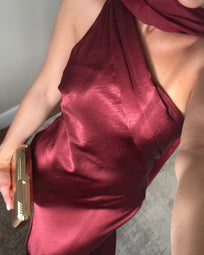 ZURI WINE DRESS