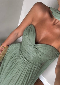 NOA DUSTY SAGE DRESS