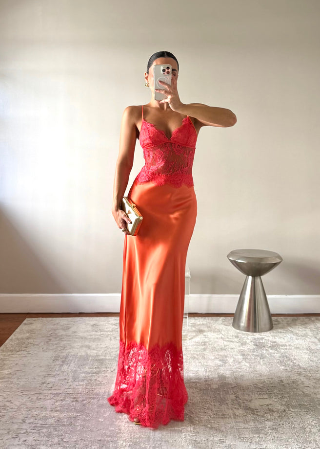 CIARA ORANGE DRESS