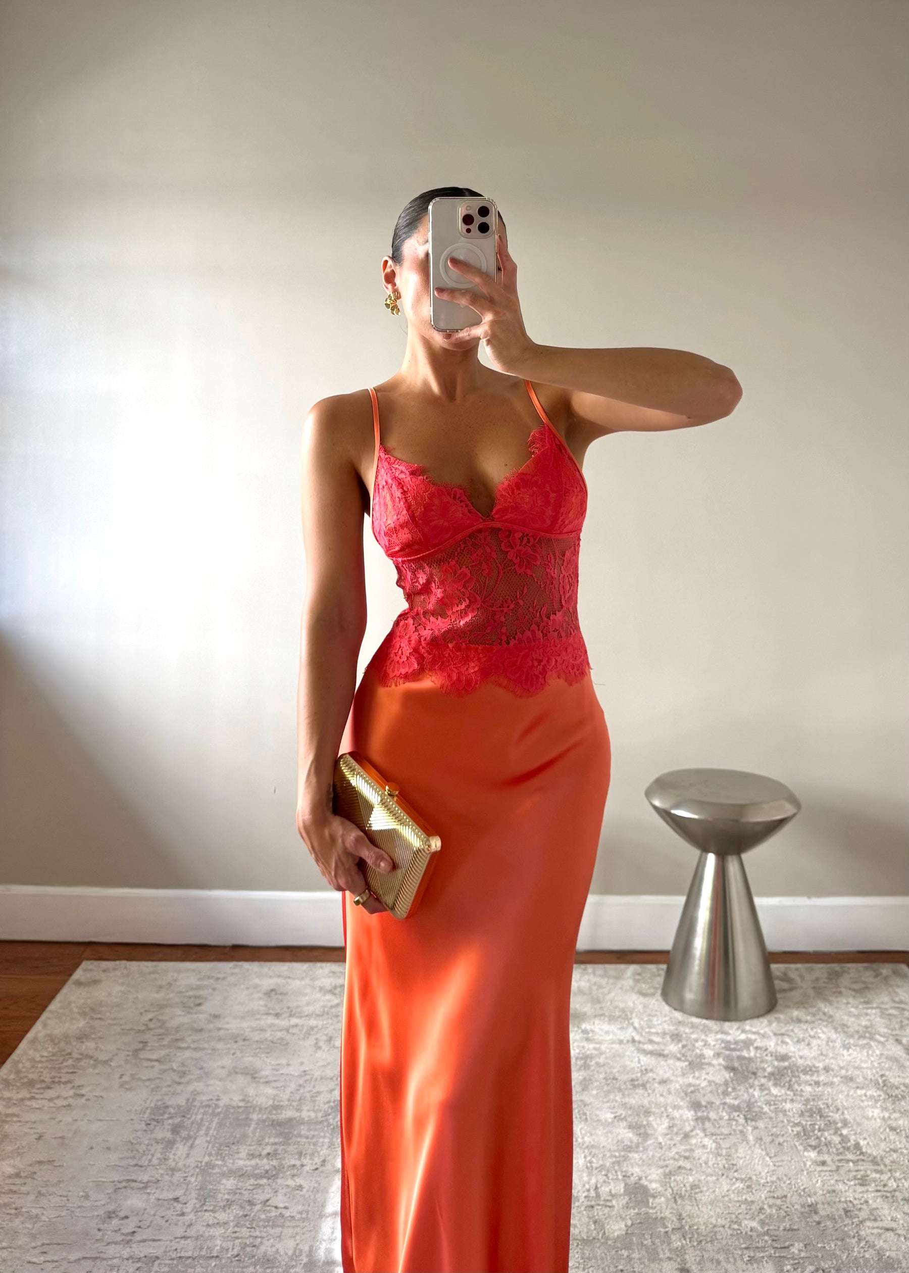 CIARA ORANGE DRESS