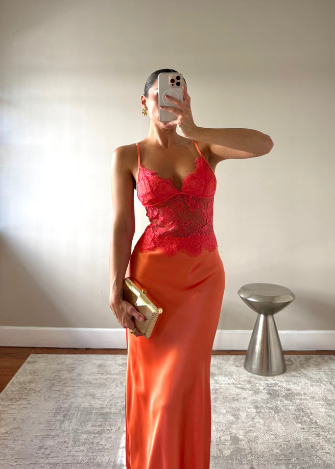 CIARA ORANGE DRESS