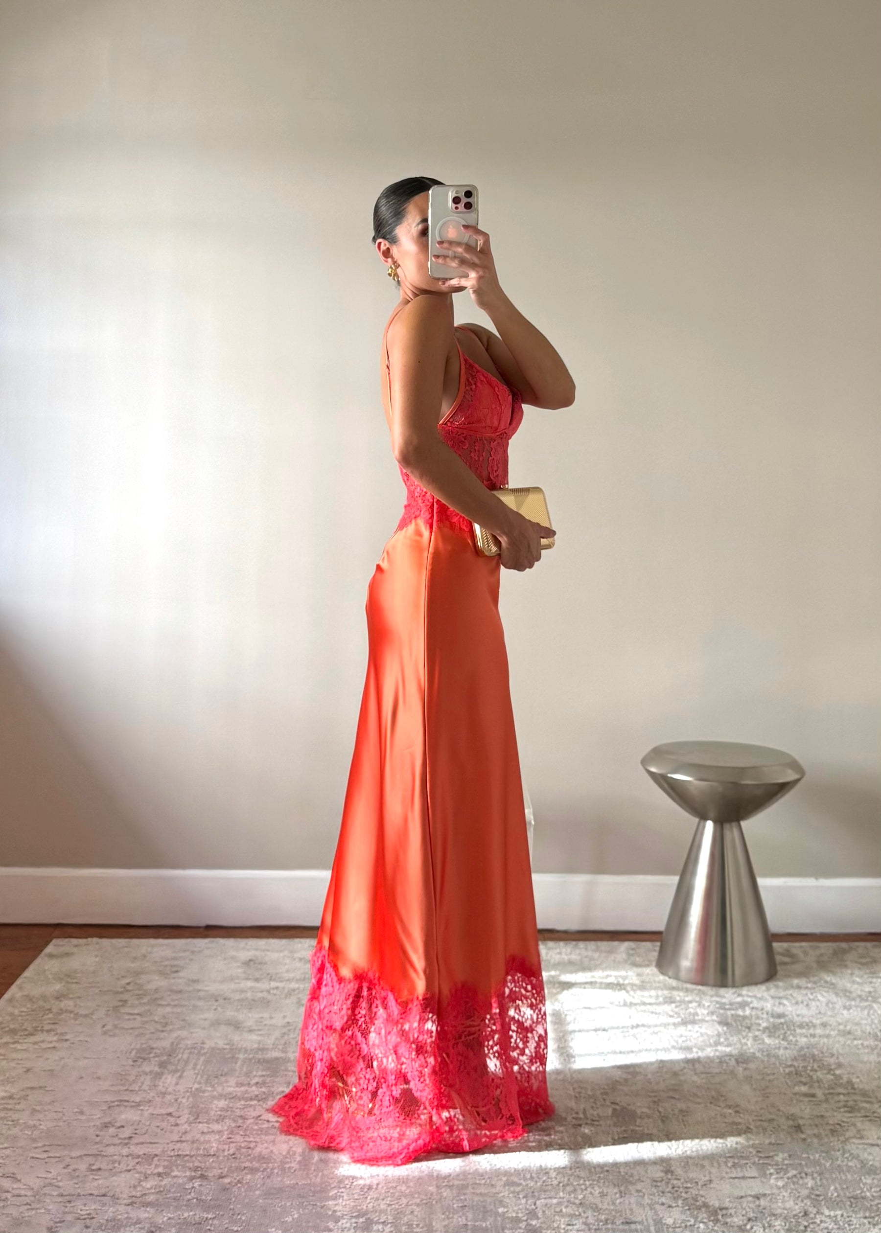 CIARA ORANGE DRESS