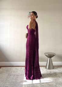 SERENA PLUM DRESS