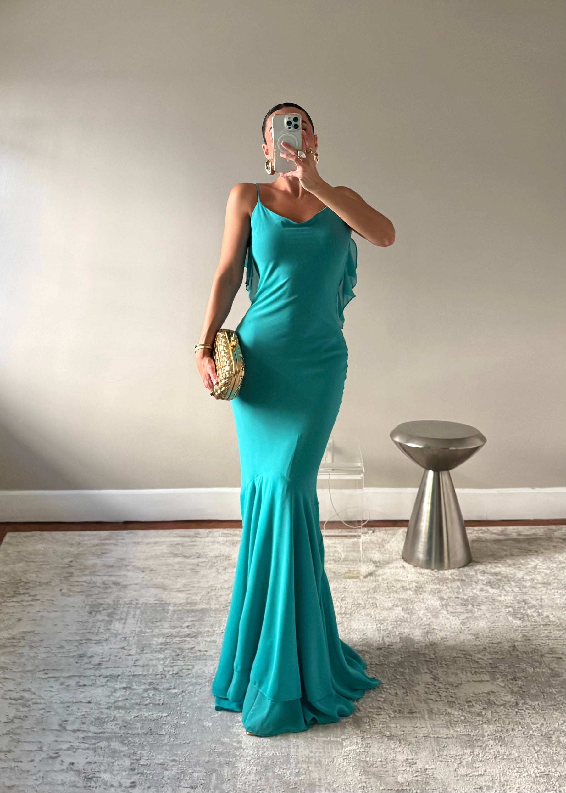 ZOLA AQUA DRESS