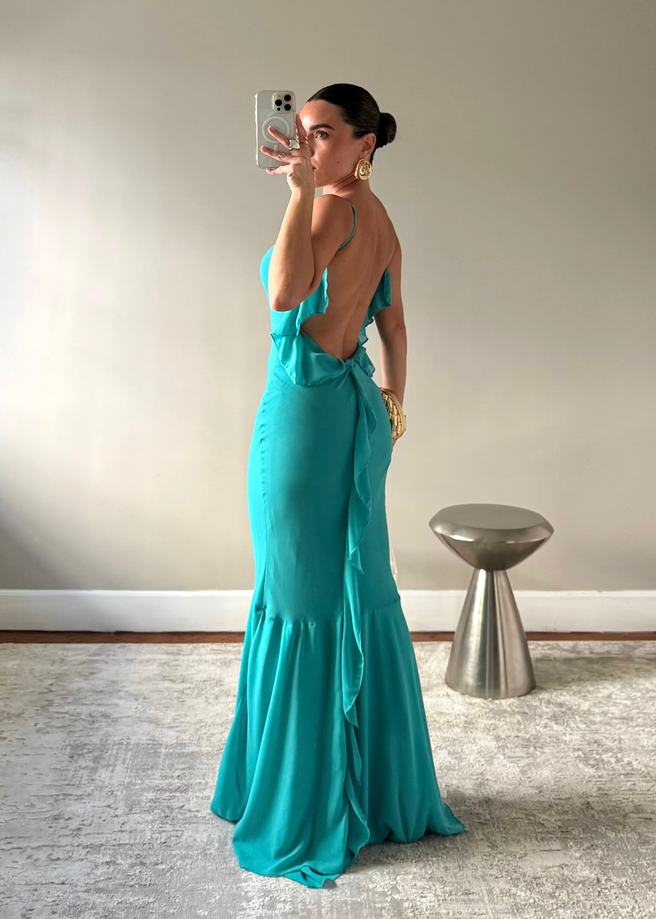 ZOLA AQUA DRESS
