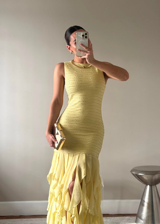 ALENA YELLOW DRESS