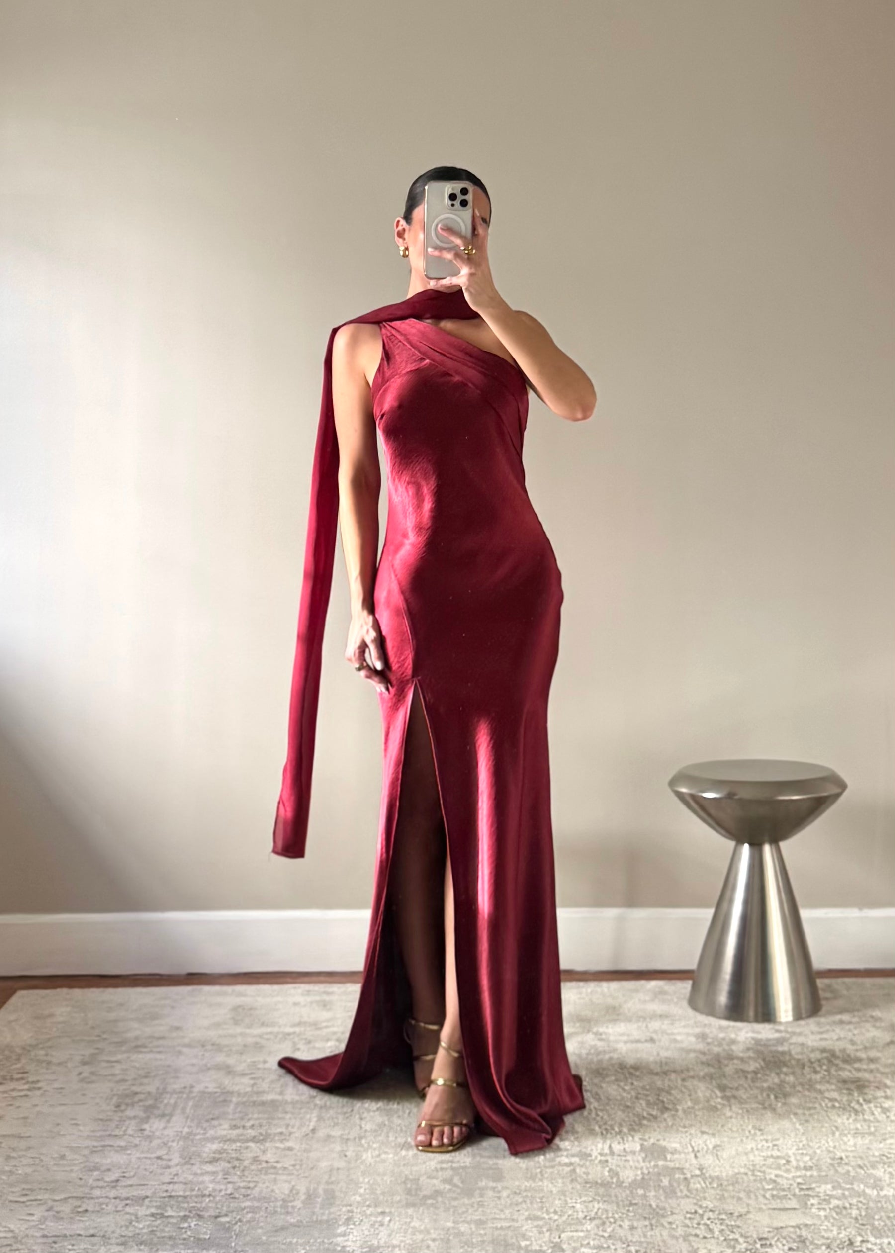 ZURI WINE DRESS