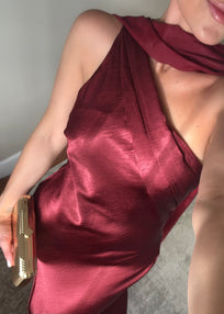 ZURI WINE DRESS