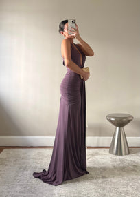 LARSSA MAUVE DRESS
