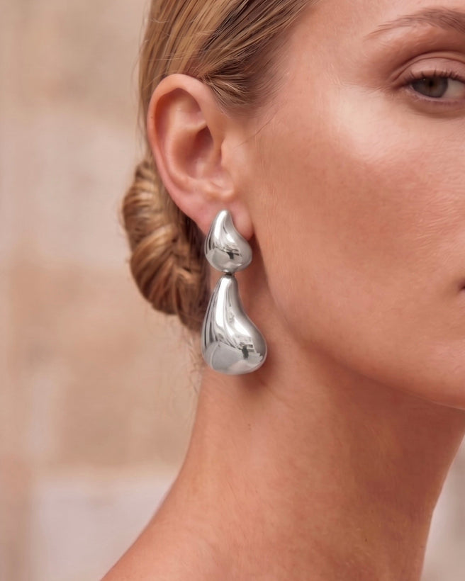 GIRO SILVER EARRINGS