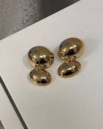 BAZEL GOLD EARRINGS - AUKA STUDIO