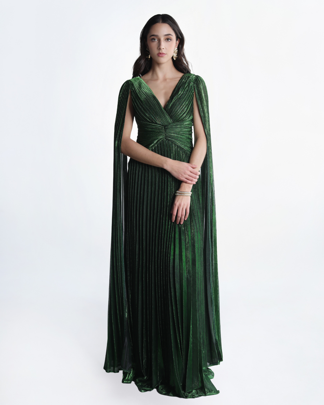 DUBAI GREEN DRESS