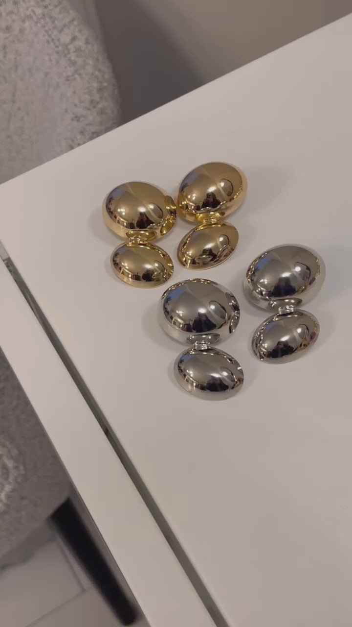 BAZEL GOLD EARRINGS